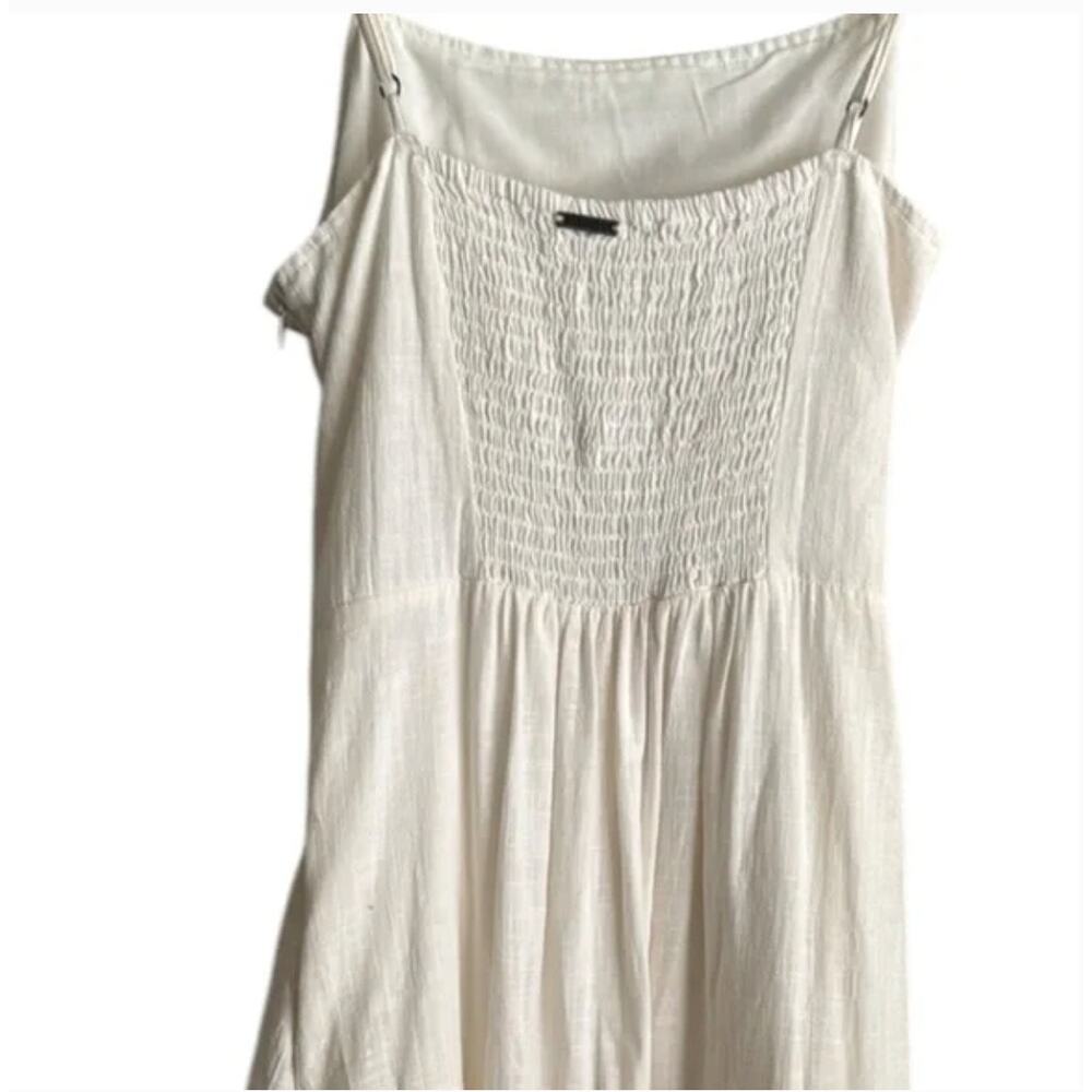 Billabong Crystal Tides Island Spirit Cotton Tier Dress Sz M - Picture 7 of 7